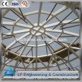 Fast Installation Light Steel Space Frame Glass Geodesic Dome Structure